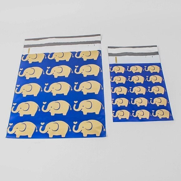 Elephant Poly Mailers, Two Sizes Available - Picture 3 of 3